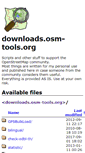 Mobile Screenshot of downloads.osm-tools.org