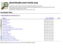 Tablet Screenshot of downloads.osm-tools.org